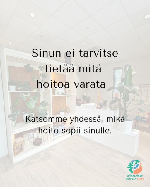 Moni miettii ennen ajanvarausta, mikä hoito olisi juuri omalle tilanteelle sopivin.
Hyvä uutinen on, että sinun ei tarvitse tietää sitä etukäteen.
Kerro vain, mikä sinua mietityttää tai mitä hoidolta toivot. Katsomme yhdessä, mikä hoito sopii sinulle. 🌿

📍 Varaa aika – linkki biossa!

#akupunktio #perinteinenkiinalainenlääketiede #hyvinvointi #pori #visittori #satakunta #kiinalainenhoitolaliang