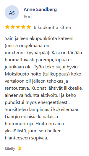 Arvostelu Kiinalainen Hoitola Liang Pori